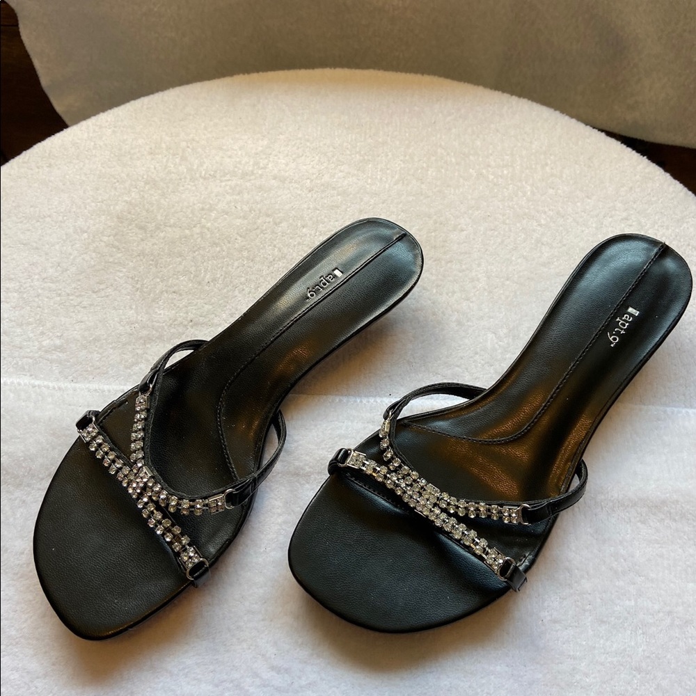 Apt. 9 Rhinestone strap Sandal.